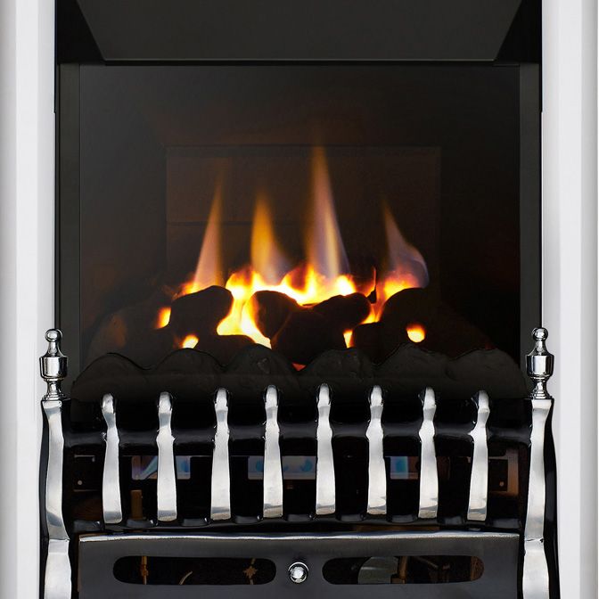 Focal Point Blenheim high efficiency Black Manual control Gas Fire