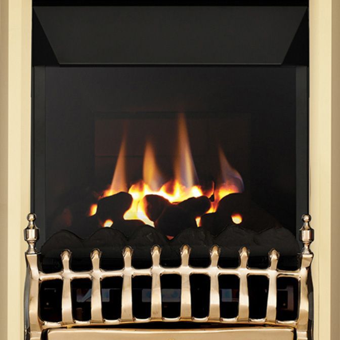Focal Point Blenheim high efficiency Brass effect Manual control Gas Fire