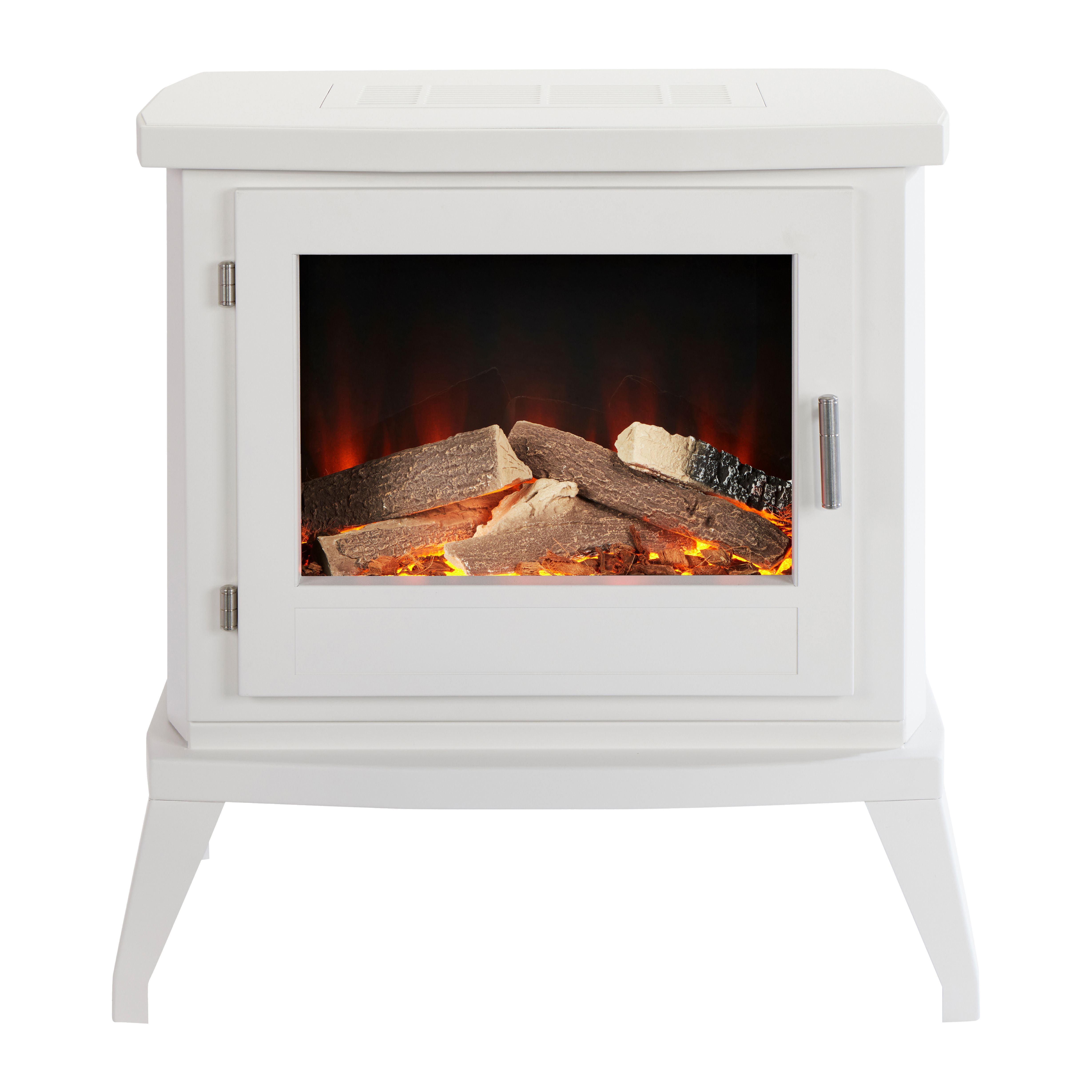 Focal Point Brocton 1500W Matt White Electric Stove (H)637mm (W)645mm