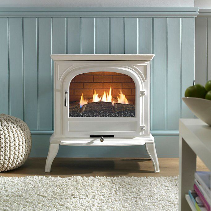 Focal Point Dalvik Flueless White Gas Stove FPFBQ592
