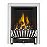 Focal Point Elegance Full depth Black Chrome effect Remote controlled Gas Fire