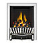 Focal Point Elegance Full depth Black Chrome effect Remote controlled Gas Fire