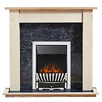 Focal Point Elegance Kingswood Chrome effect Electric Fire suite