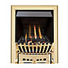 Focal Point Elegance Multi flue Brass effect Remote controlled Gas Fire