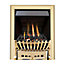 Focal Point Elegance Multi flue Brass effect Remote controlled Gas Fire