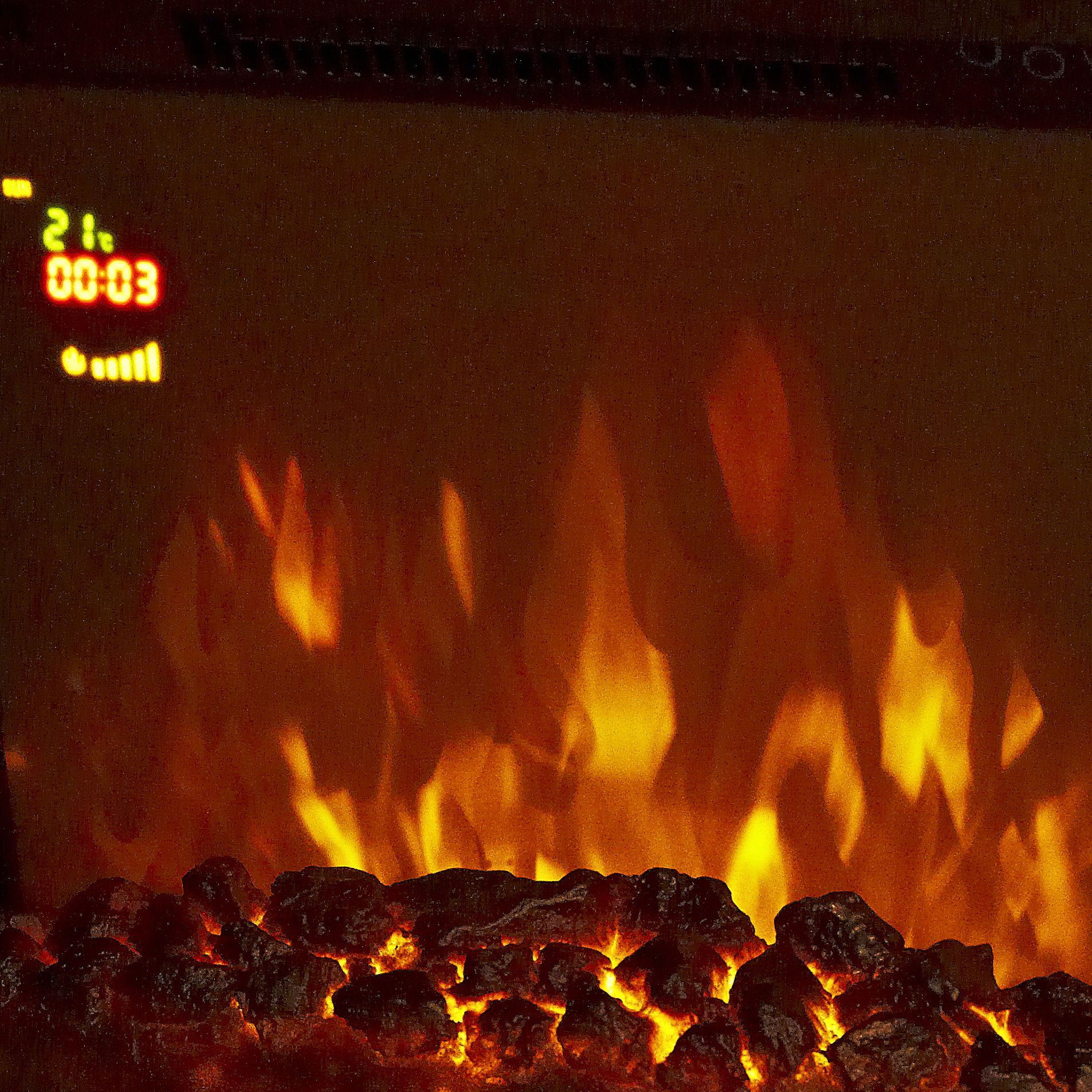 Focal Point Elvington White Brass effect Electric Fire suite