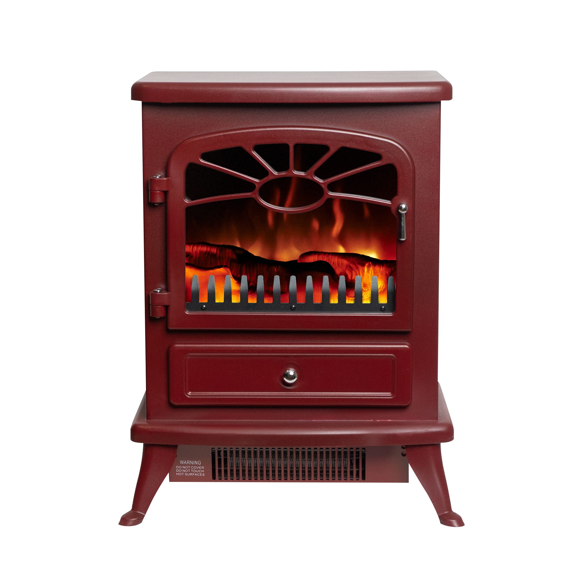 Focal Point ES 2000 Traditional 1.8kW Gloss Burgundy Electric Stove