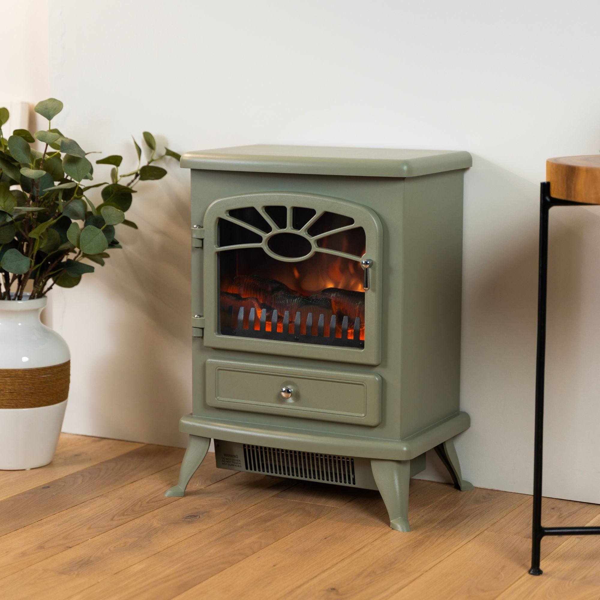 Focal Point ES 2000 Traditional 1.8kW Matt Grey Electric Stove