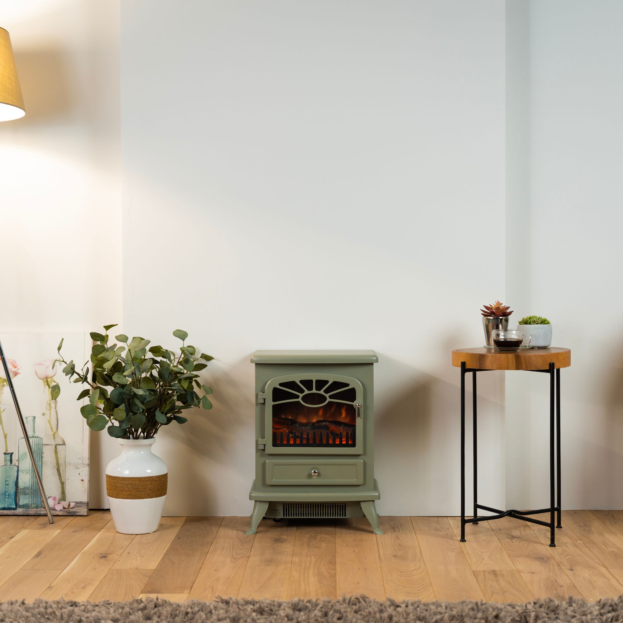 Focal Point ES 2000 Traditional 1.8kW Matt Grey Electric Stove