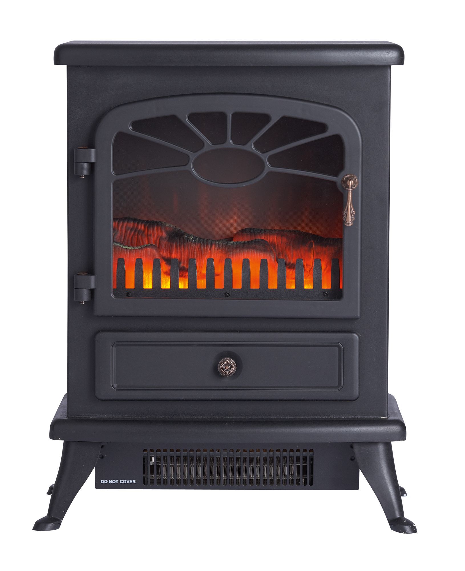 Focal Point ES 2000 Traditional Matt Black Electric Stove