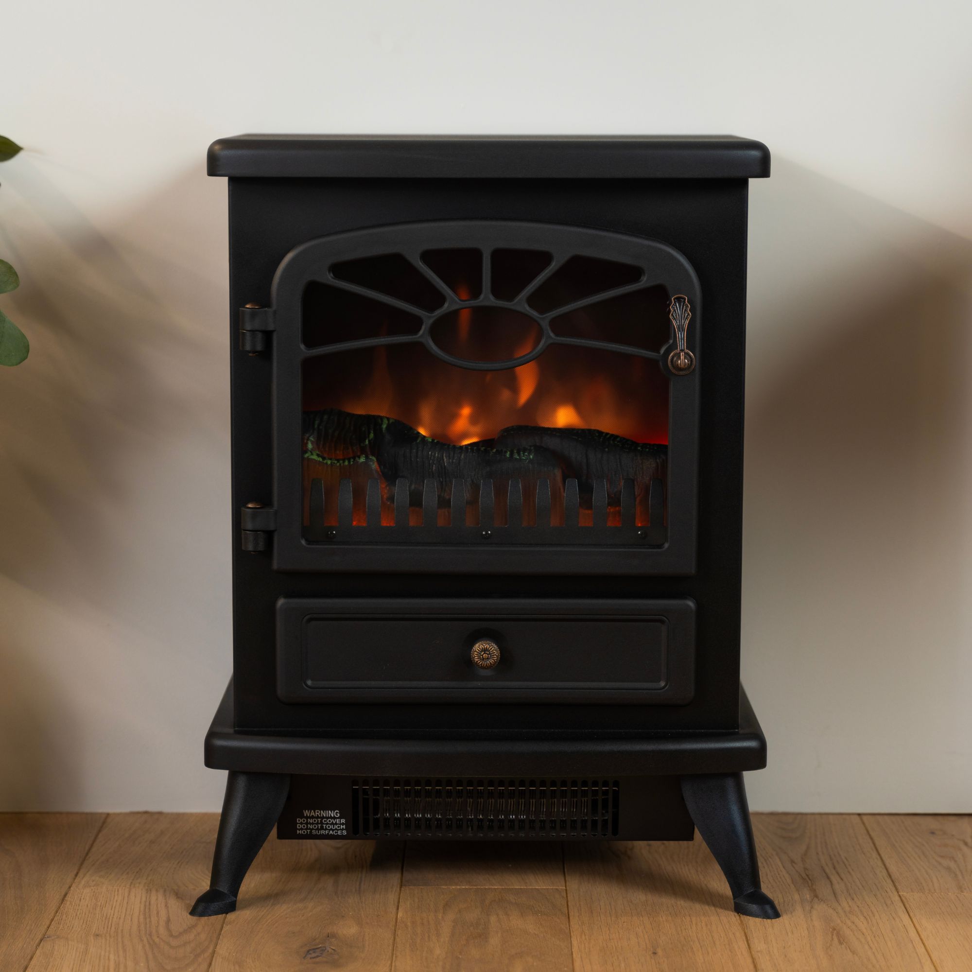 Focal Point ES 2000 Traditional Matt Black Electric Stove
