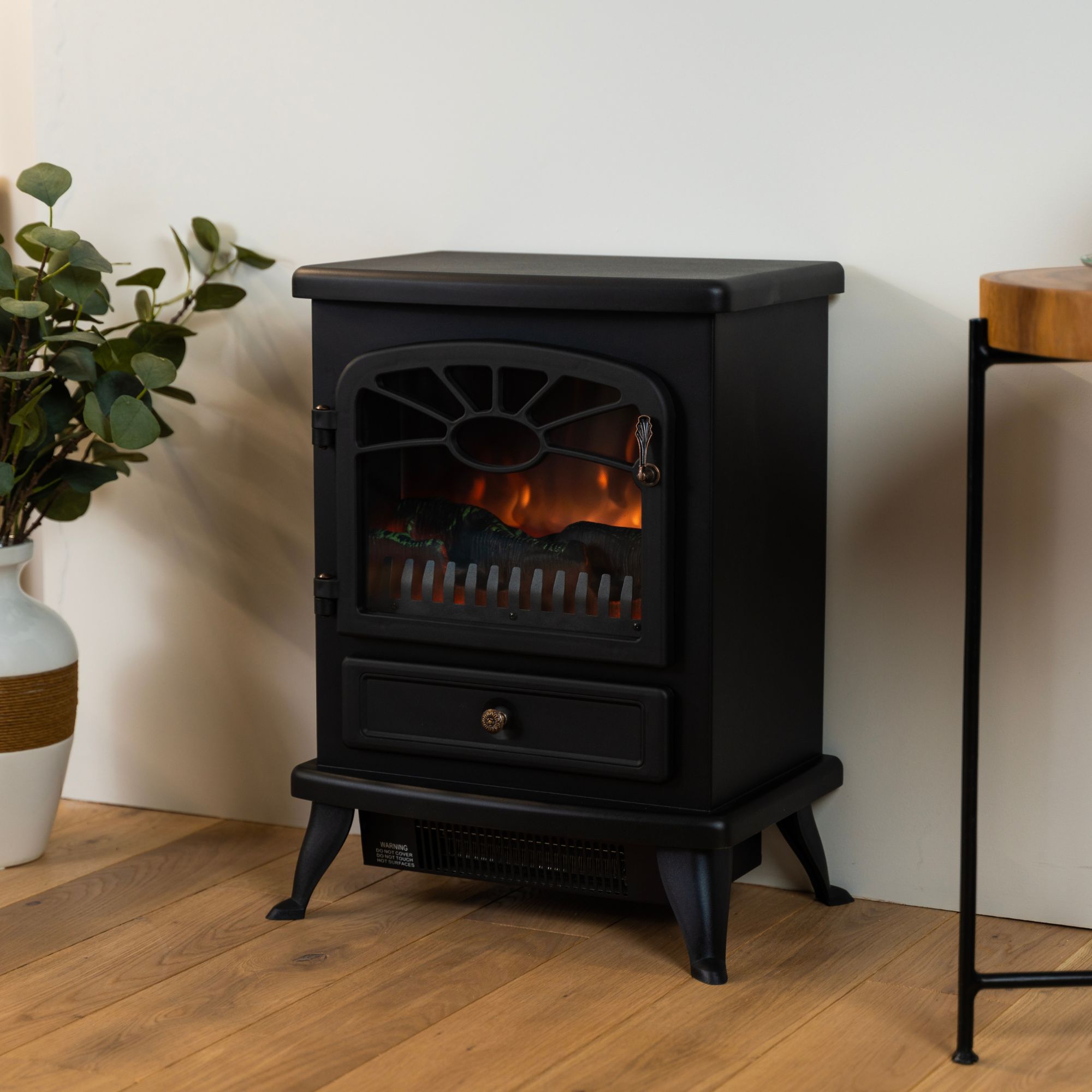 Focal Point ES 2000 Traditional Matt Black Electric Stove