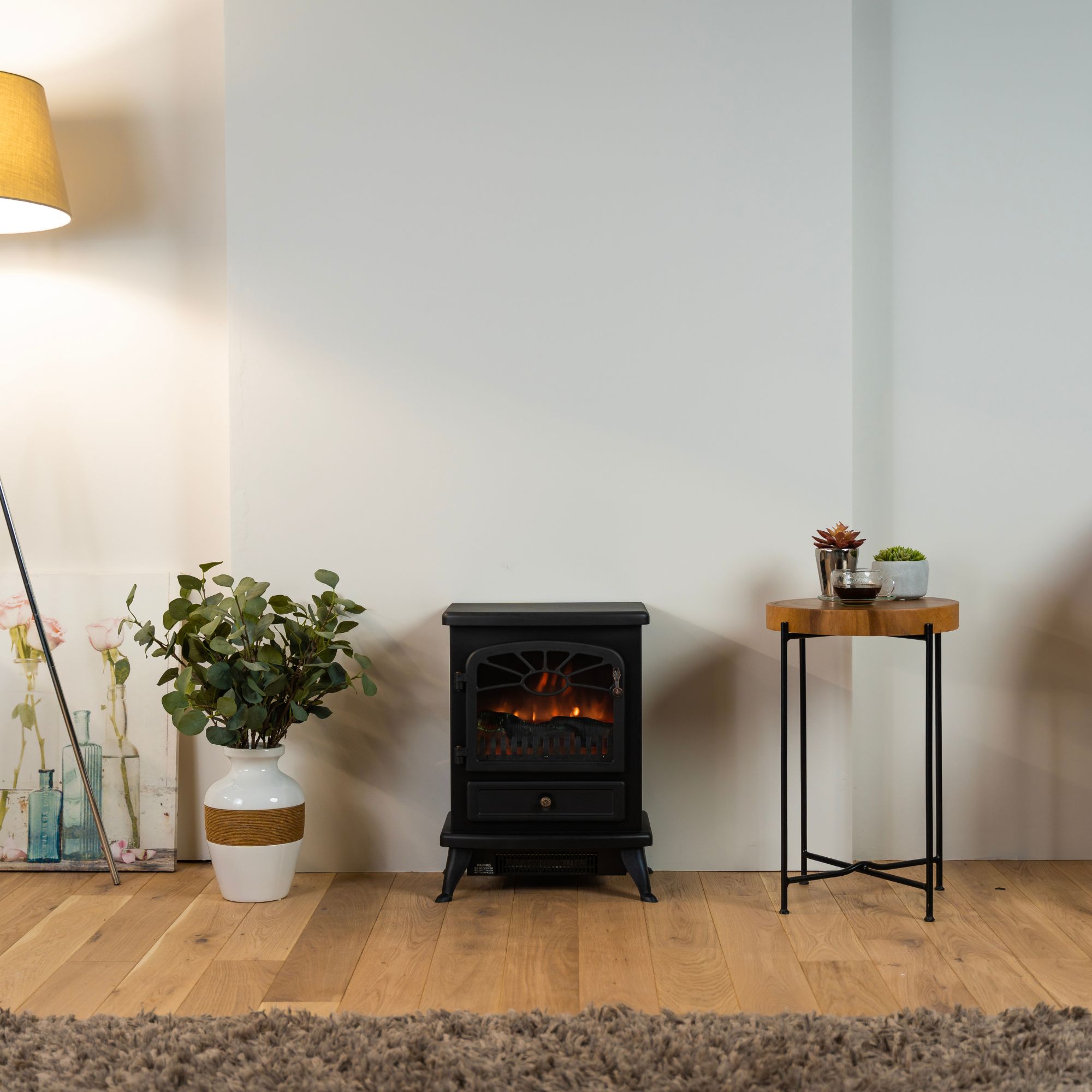 Focal Point ES 2000 Traditional Matt Black Electric Stove