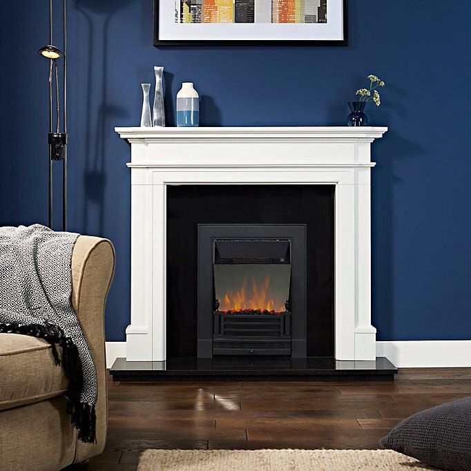 Focal Point Finsbury 2kW Cast iron effect Electric Fire