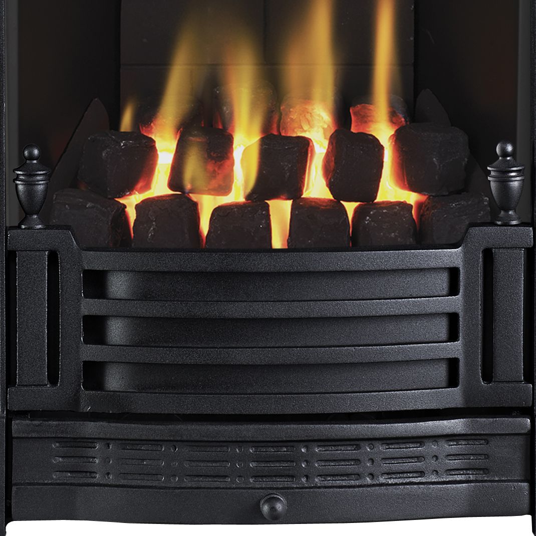Focal Point Finsbury multi flue Black Remote controlled Gas Fire