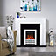 Focal Point Langham 2kW Chrome effect Electric Fire
