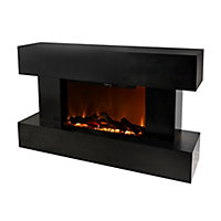 Focal Point Rivenhall 2kW Gloss Black Electric Fire