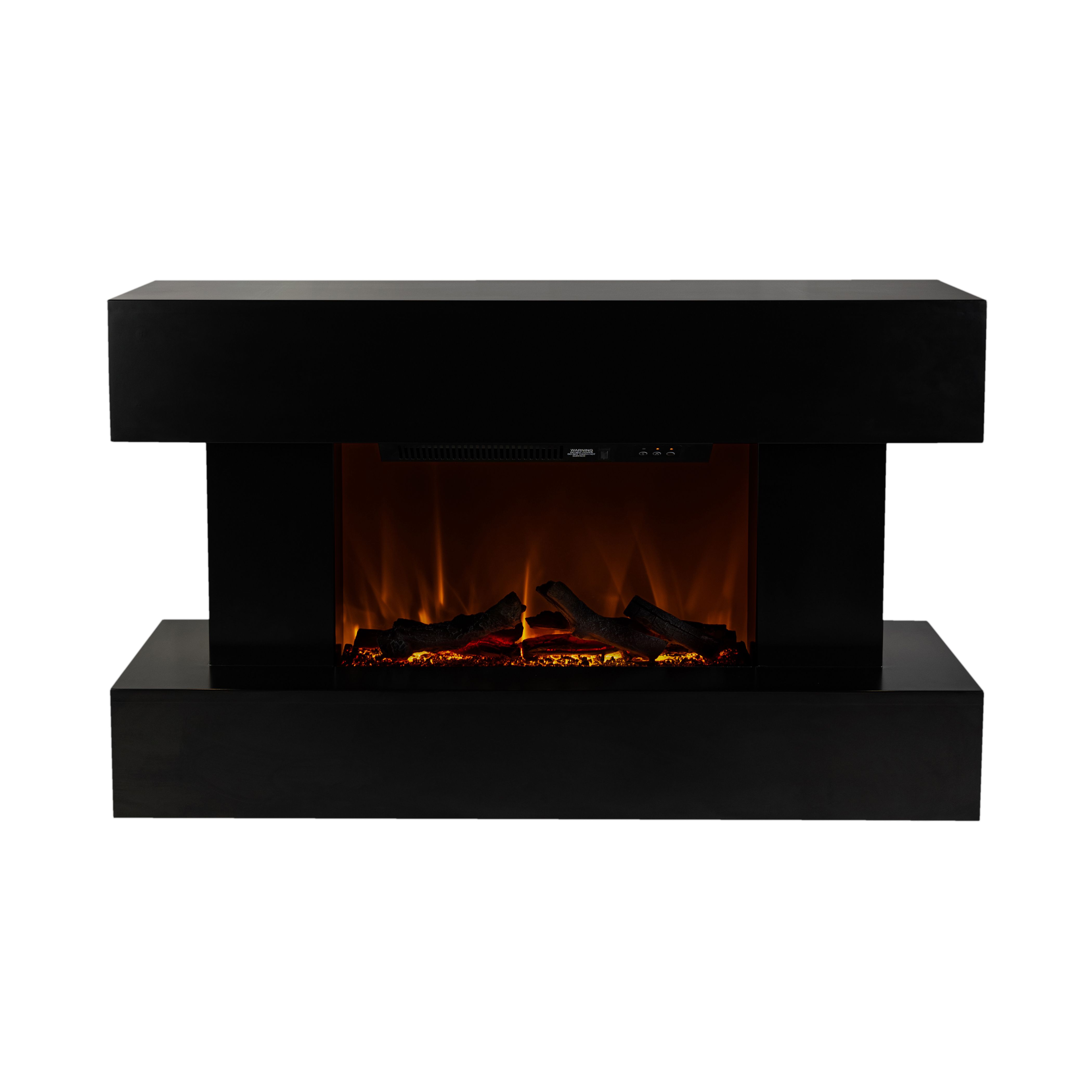 Focal Point Rivenhall 2kW Gloss Black Electric Fire