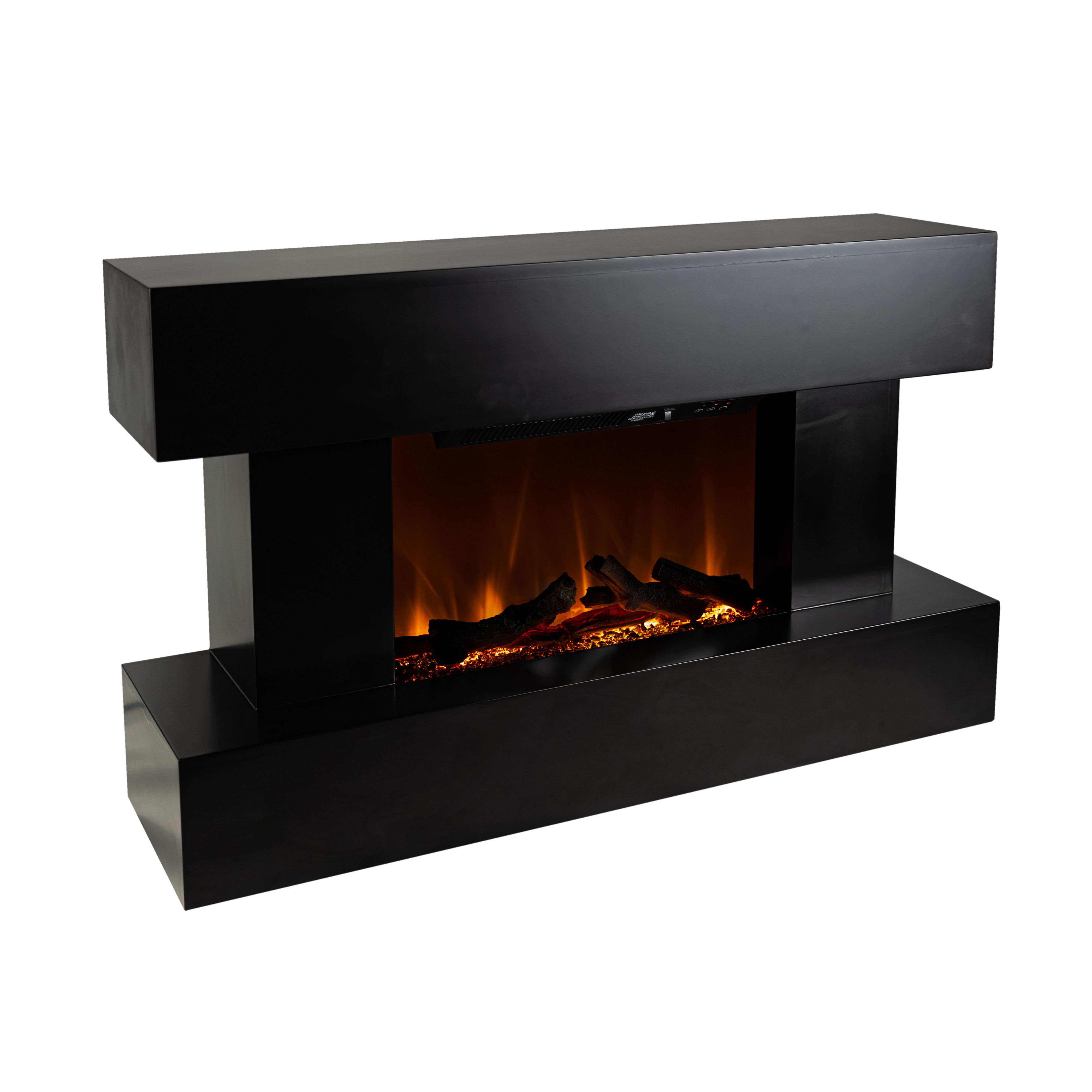 Focal Point Rivenhall 2kW Gloss Black Electric Fire