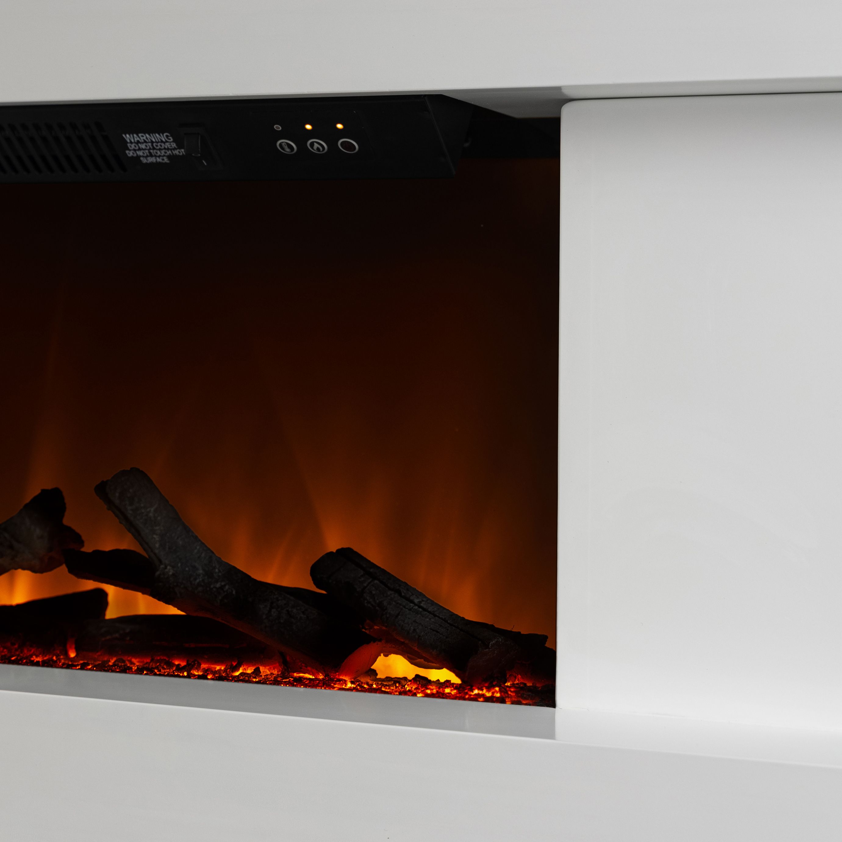 Focal Point Rivenhall 2kW Gloss White Electric Fire