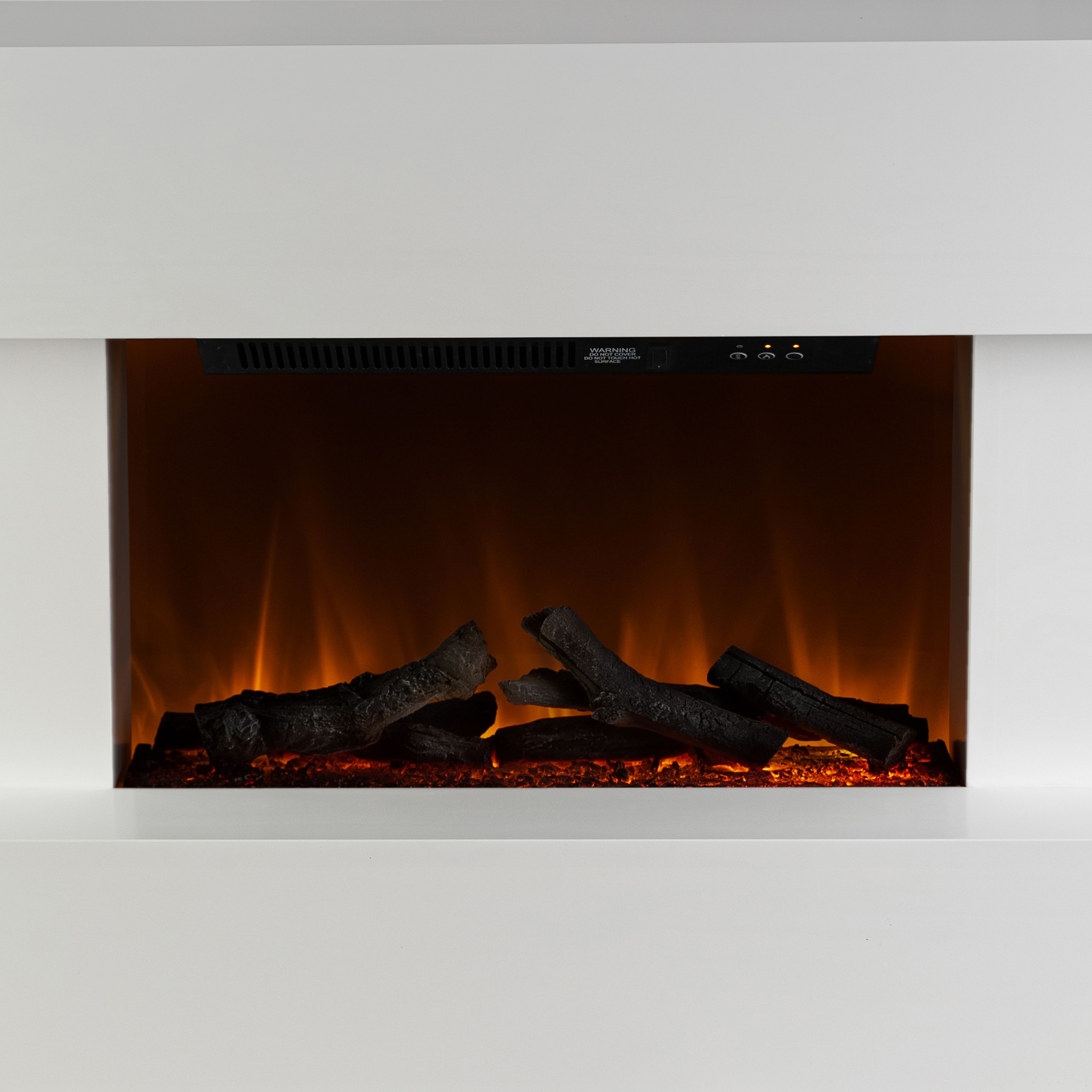 Focal Point Rivenhall 2kW Gloss White Electric Fire