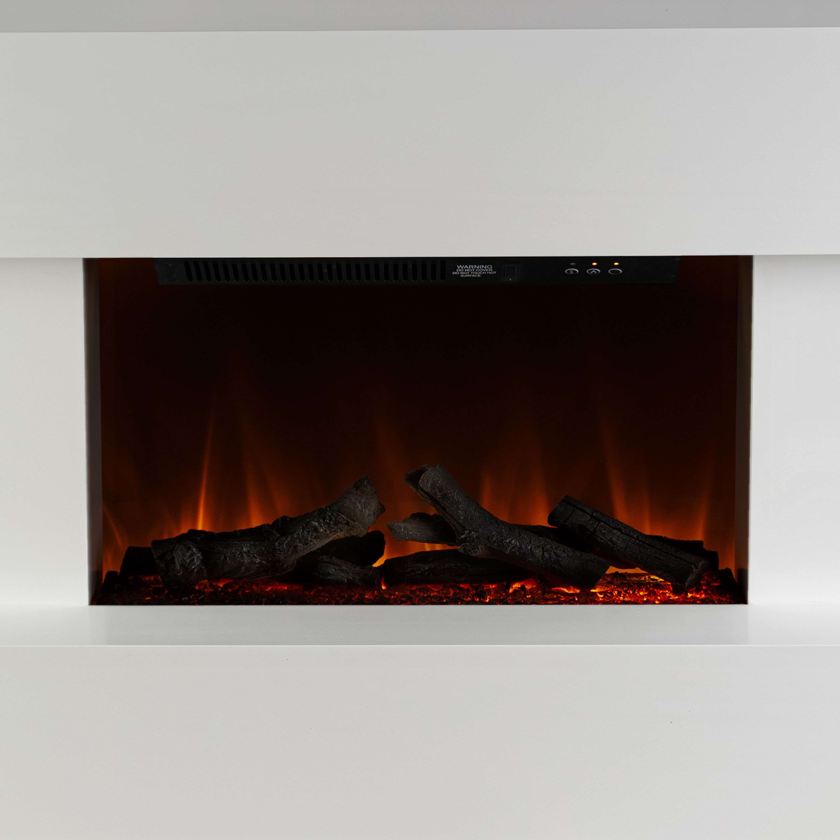 Focal Point Rivenhall 2kW Gloss White Electric Fire