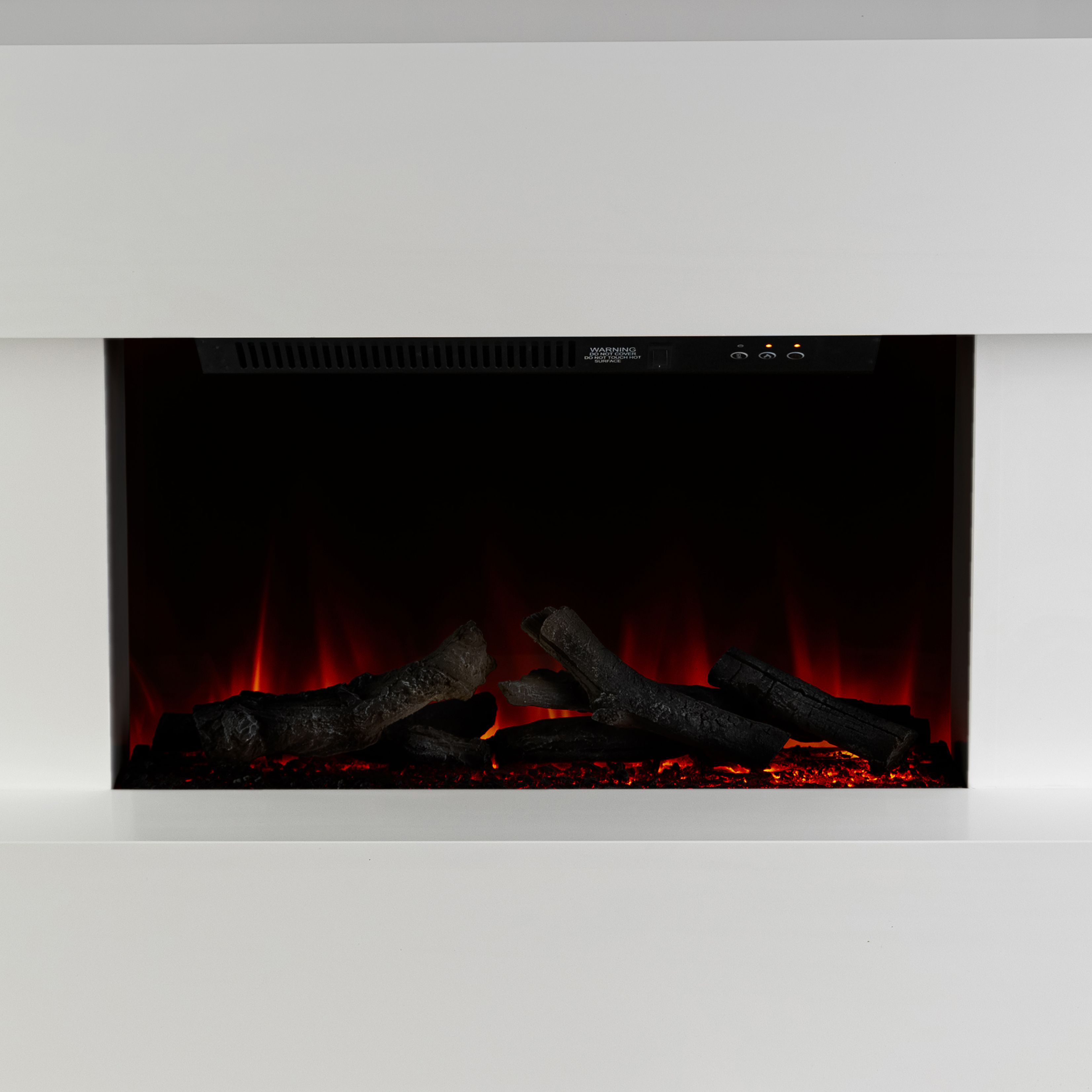 Focal Point Rivenhall 2kW Gloss White Electric Fire