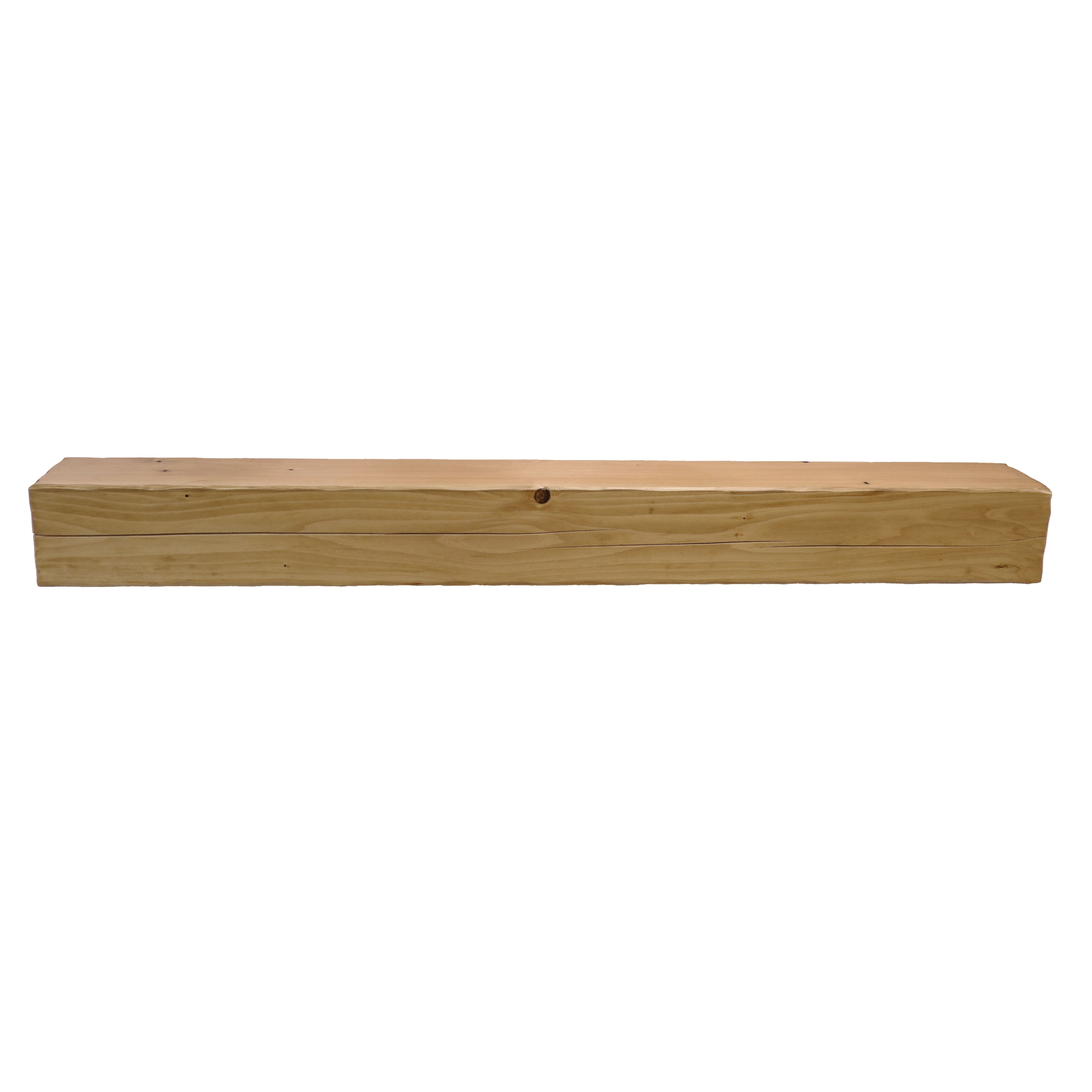 Focal Point Rustic Traditional Natural Fully finished Beam Mantel (H) 140mm (W) 1370mm (D)140mm