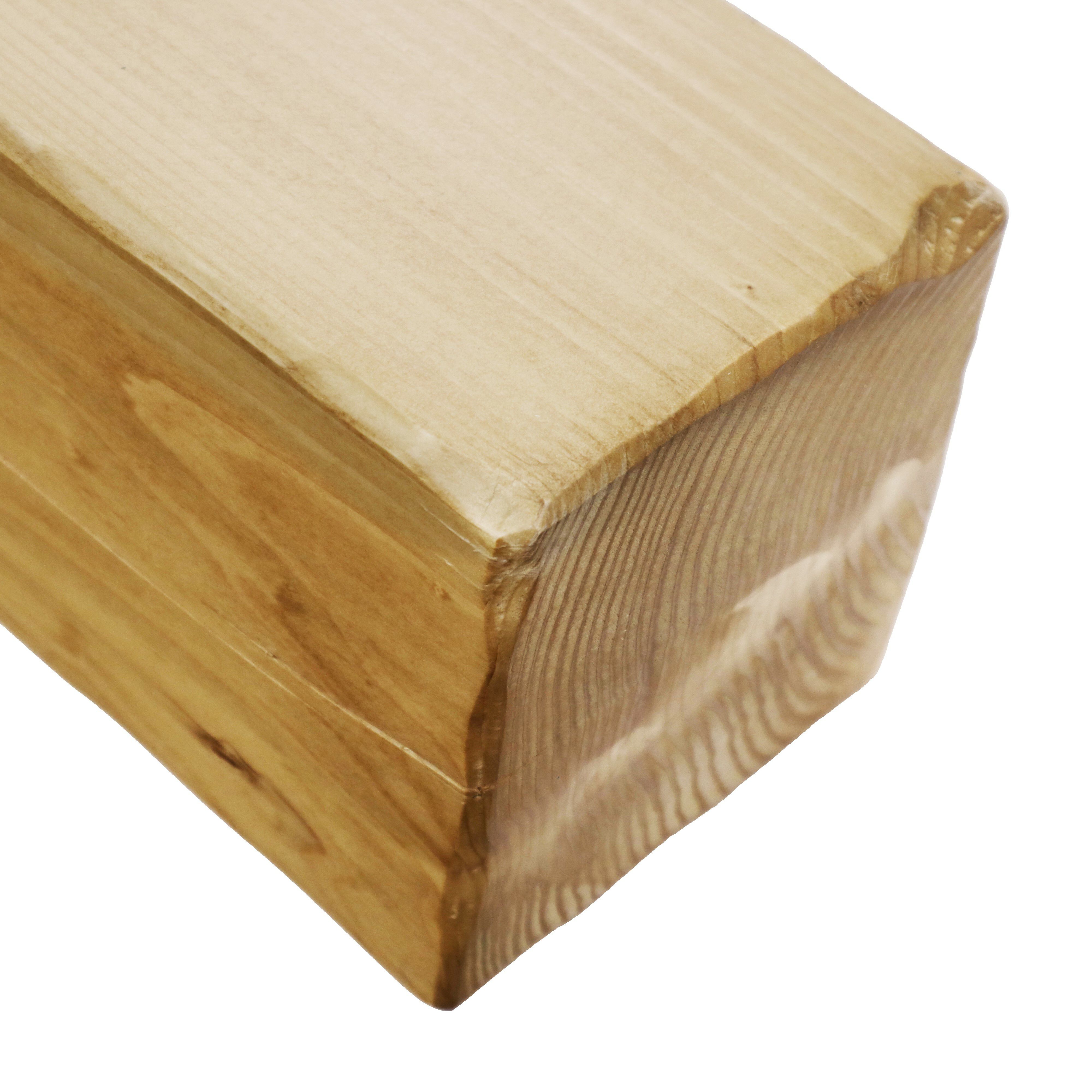 Focal Point Rustic Traditional Natural Fully finished Beam Mantel (H) 140mm (W) 1370mm (D)140mm