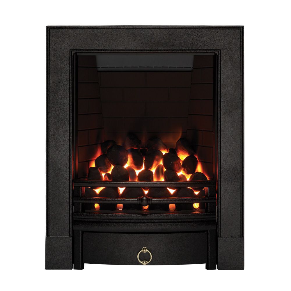 Focal Point Soho full depth Black Remote controlled Gas Fire Tradepoint
