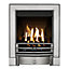 Focal Point Soho multi flue Chrome effect Remote controlled Gas Fire