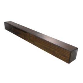 Focal Point Traditional Dark Fully finished Beam Mantel (H) 140mm (W) 1370mm (D)140mm