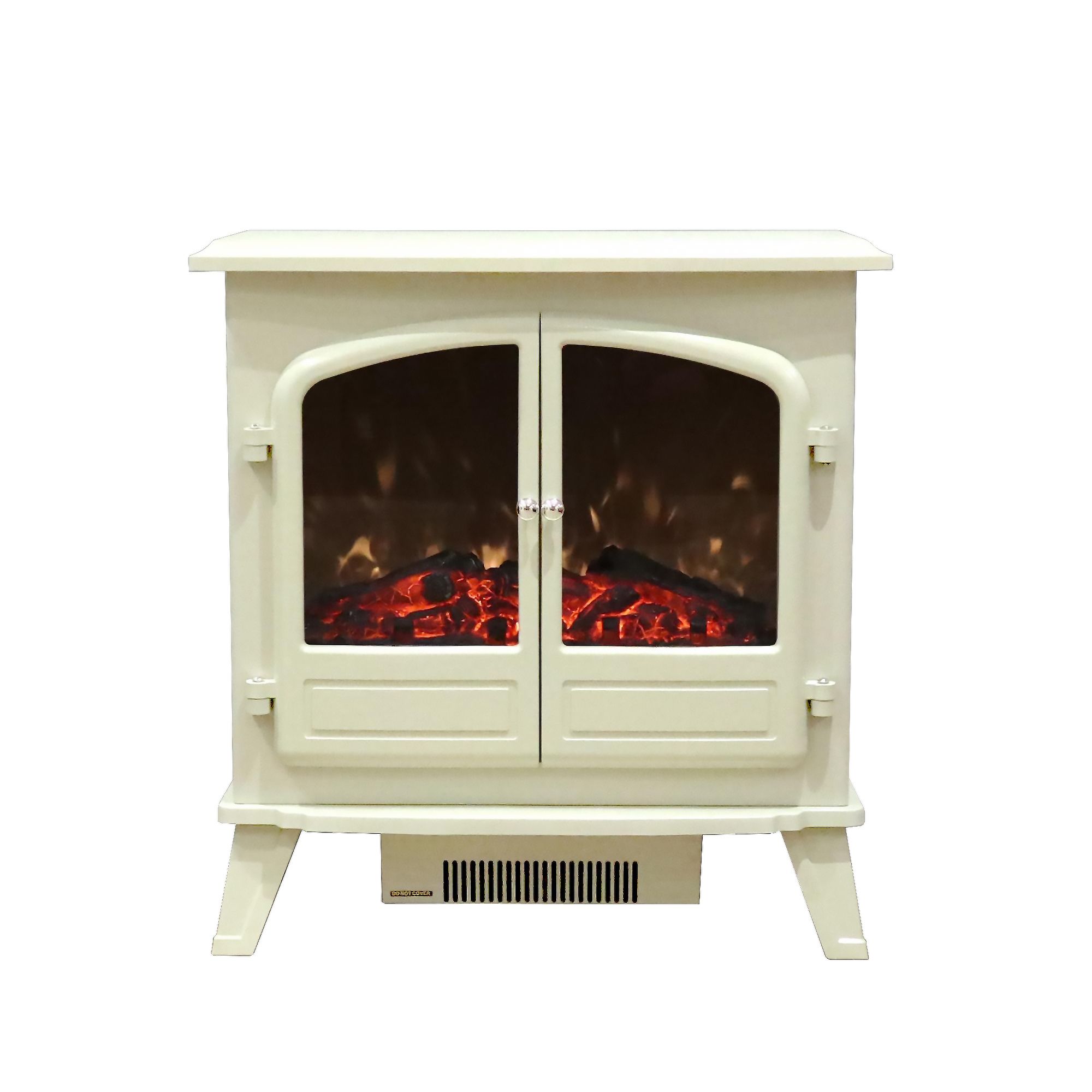 Focal Point Weybourne Traditional 1850W Matt Cream Electric Stove