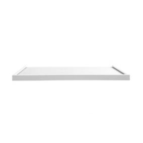 Focal Point White Hearth (W)1250mm (D)380mm
