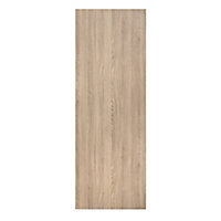 Foiled Exmoor Flush Oak veneer Internal Door, (H)1980mm (W)610mm (T)40mm