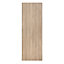 Foiled Exmoor Flush Oak veneer Internal Door, (H)1980mm (W)610mm (T)40mm