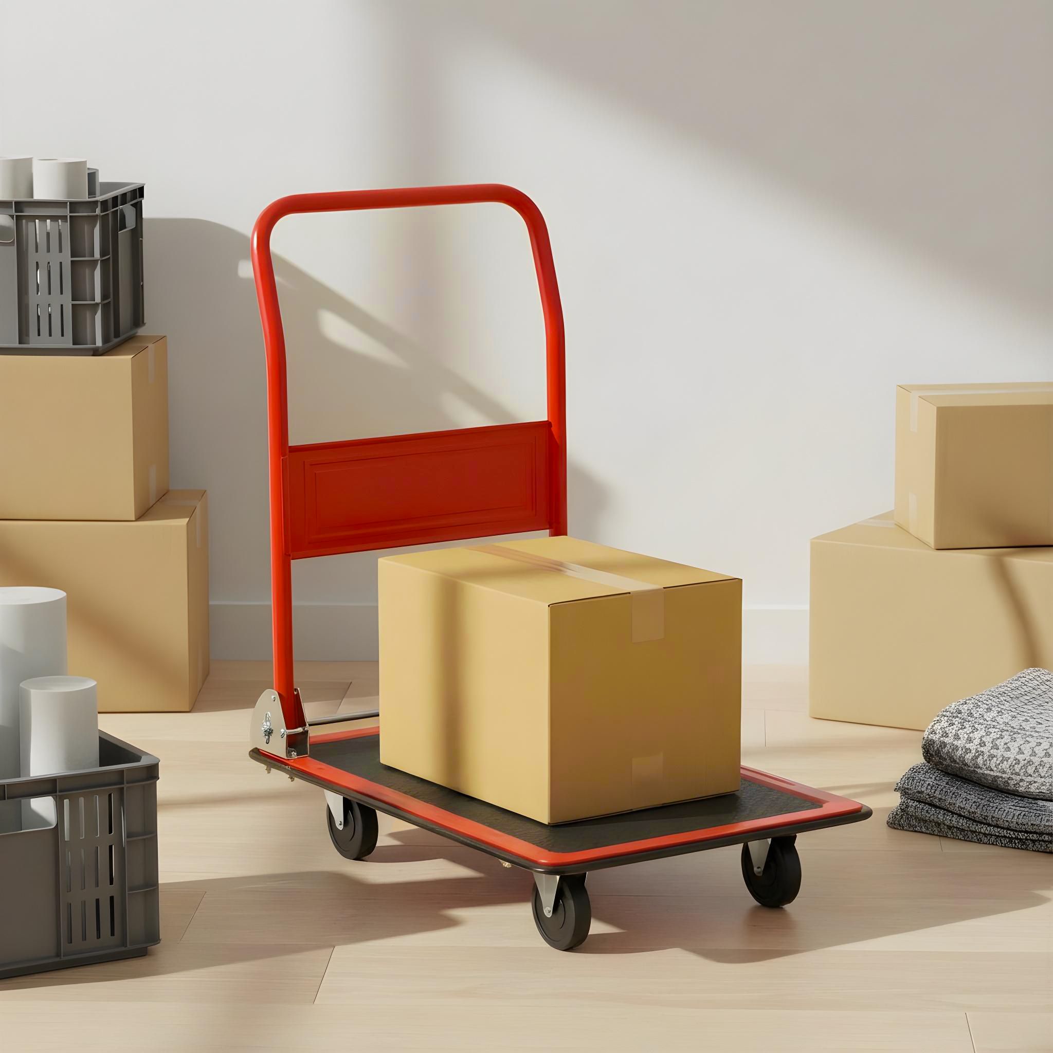 Foldable Platform trolley, 150kg capacity