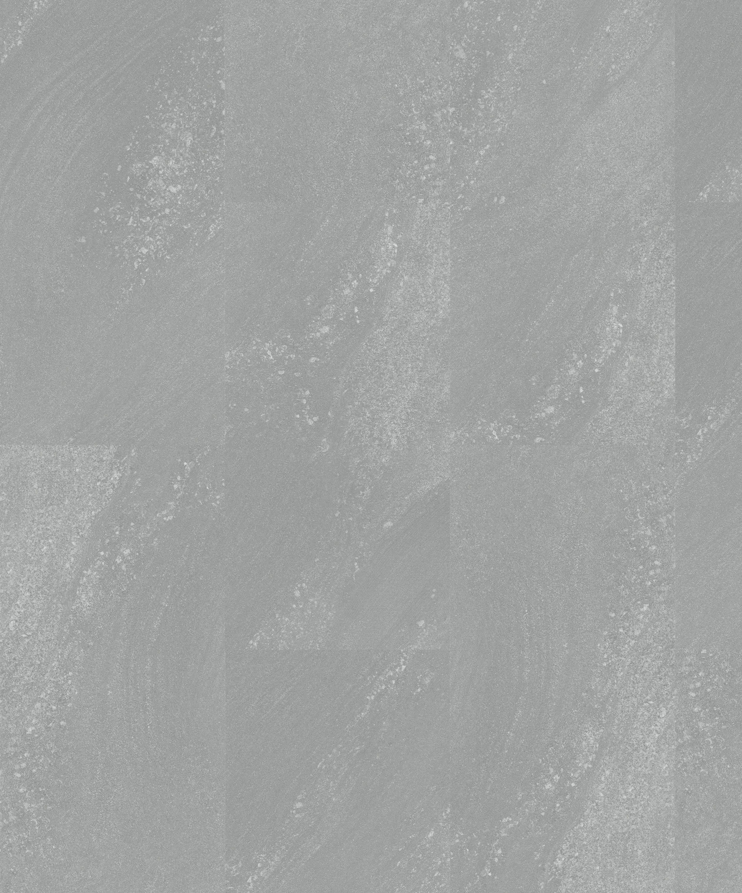 Folk Light grey Stone effect Textured Click vinyl Tile Sample