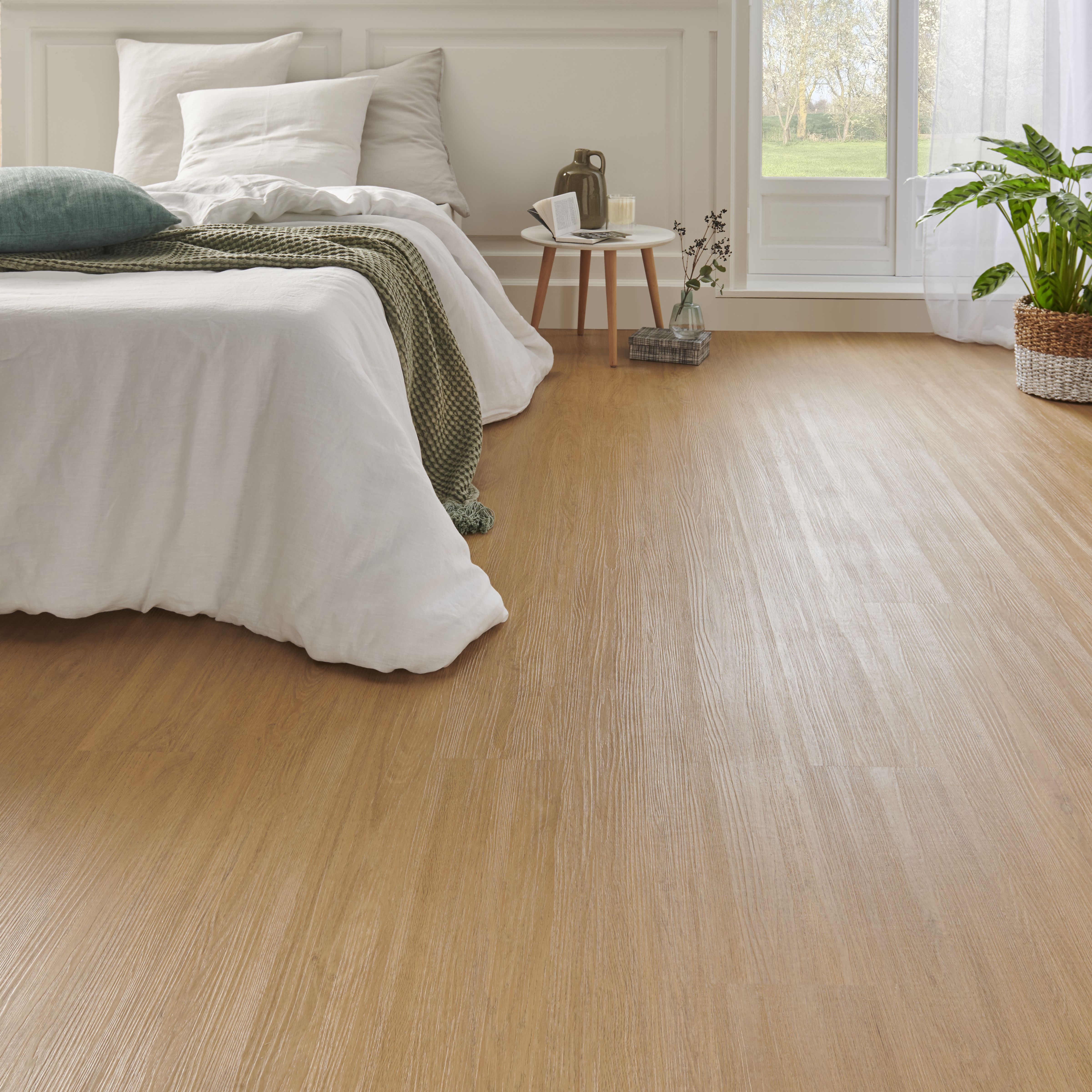 Folk Light Oak Wood effect Planks Sample of 1