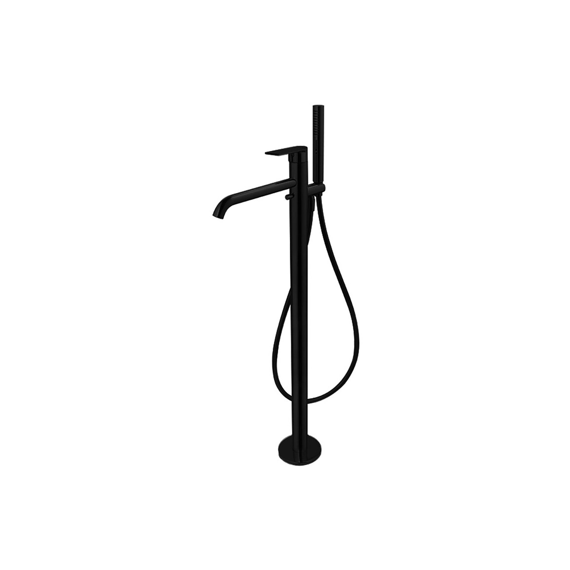 Fonthill Matt Black Floor-mounted Shower mixer Tap