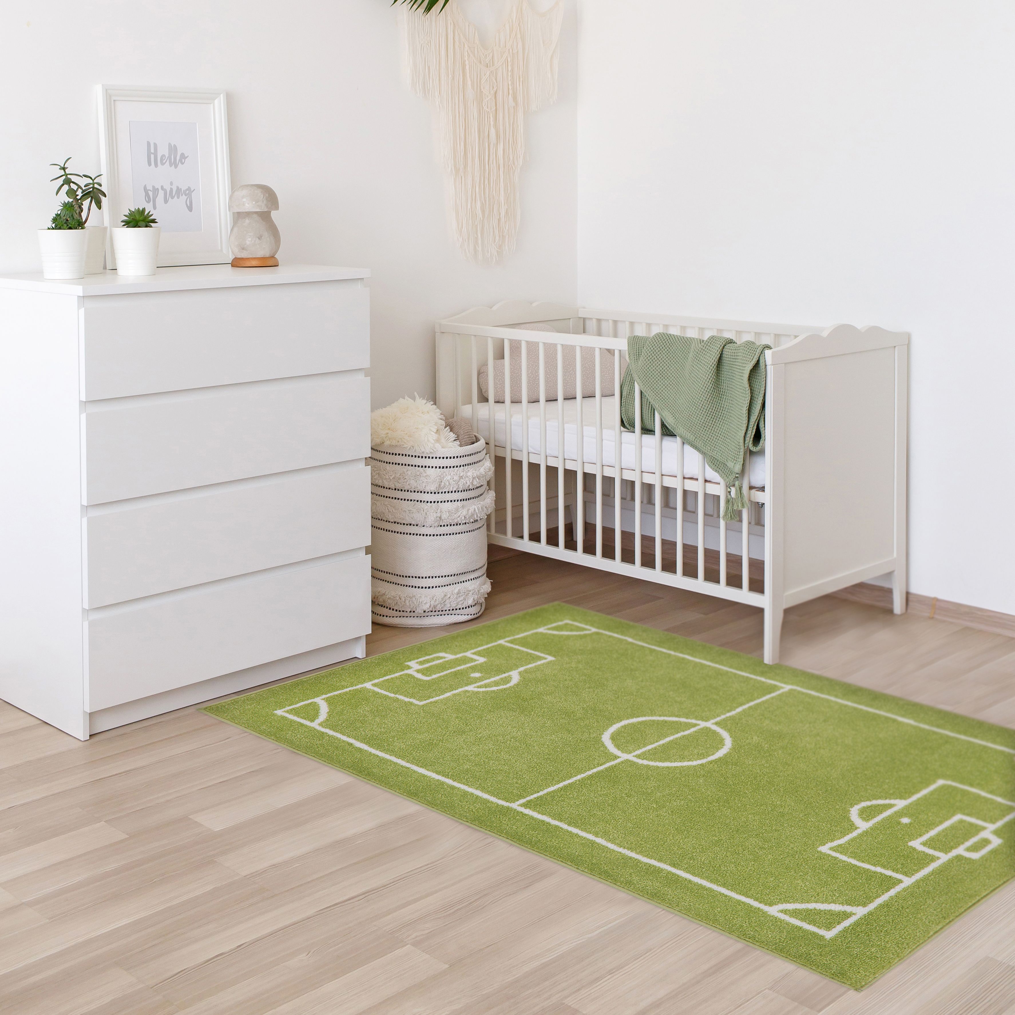 Football pitch Playmat, (W) 80cm x (L) 120cm