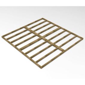 Forest 10x10 Timber Shed base (L) 301cm x (W) 295cm - Assembly service included