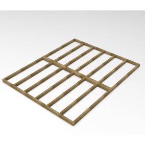 Forest 10x8 Timber Shed base (L) 242cm x (W) 295cm - Assembly service included