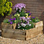 Forest Garden 0.9m x 0.9m Mixed softwood Rectangular Raised bed kit 0.81m²