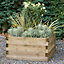 Forest Garden 0.9m x 0.9m Mixed softwood Square Raised bed kit 0.81m²