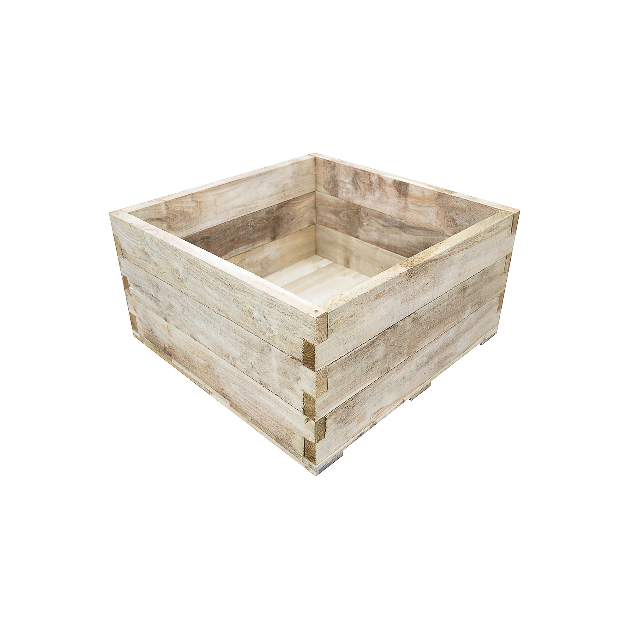 Forest Garden 0.9m x 0.9m Mixed softwood Square Raised bed kit 0.81m²