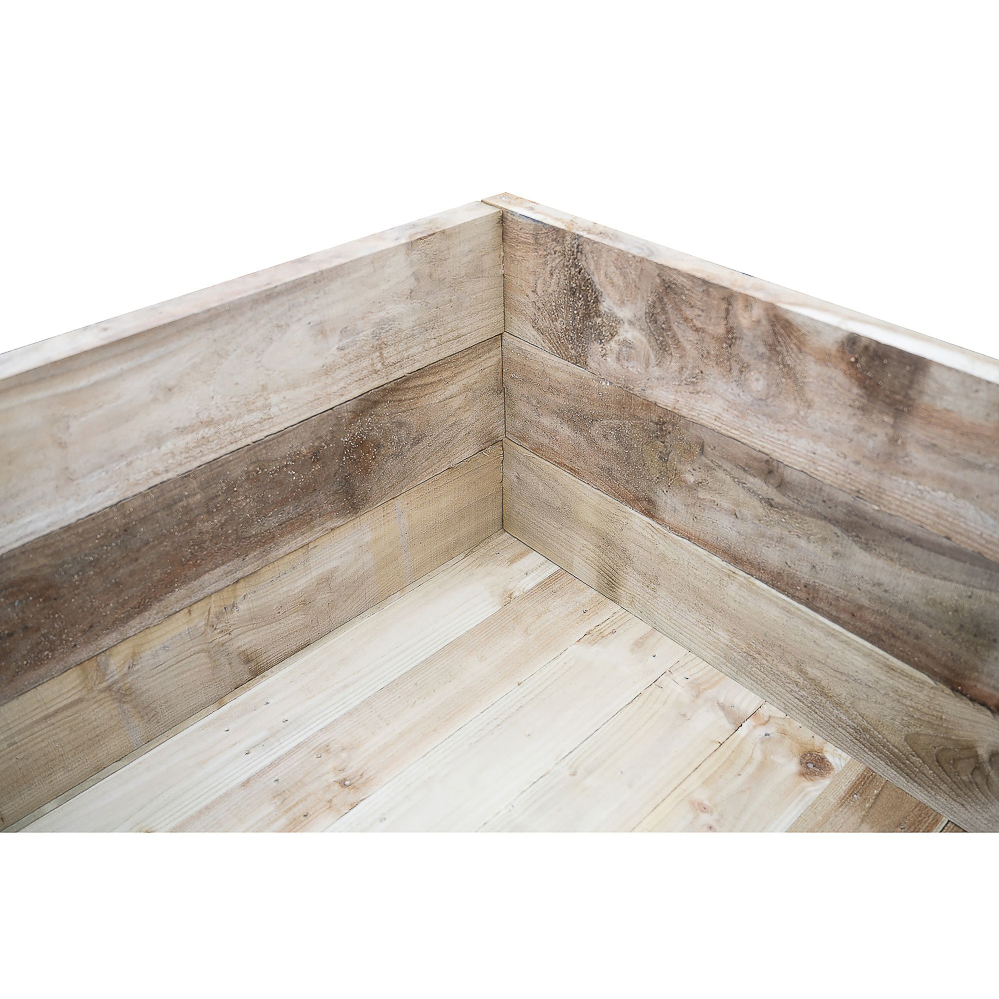 Forest Garden 0.9m x 0.9m Mixed softwood Square Raised bed kit 0.81m²