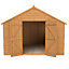 Forest Garden 10x10 ft Apex Wooden 2 door Shed with floor & 4 windows - Assembly service included