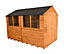 Forest Garden 10x6 ft Apex Wooden 2 door Shed with floor & 4 windows - Assembly service included