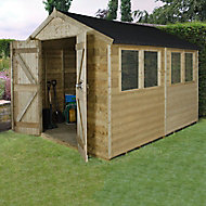 Forest Garden 10x8 Apex Tongue & groove Wooden Shed